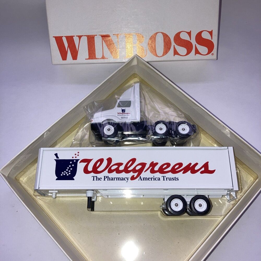 Winross 1:64 Scale Walgreens Pharmacy Freight Semi Truck New Rare HTF